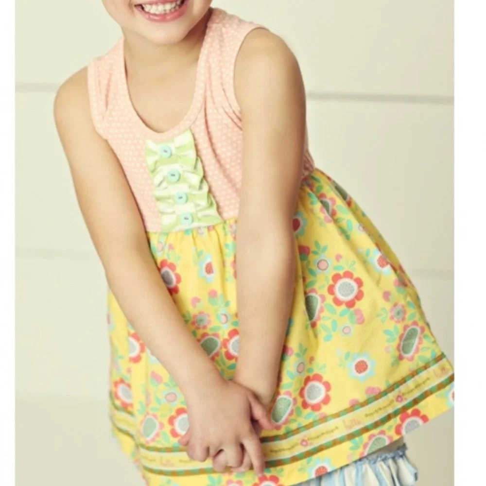 Matilda Jane girls Amazing Things Top Hello Lovely Size 6 - Picture 4 of 8